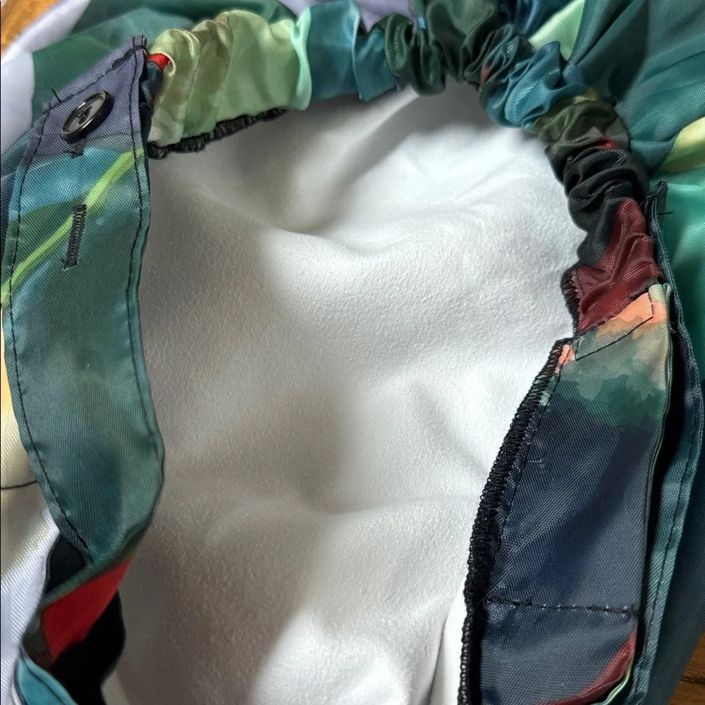 Aveda x Philip Lim shower cap hat hair accessory colorful abstract - Picture 5 of 5